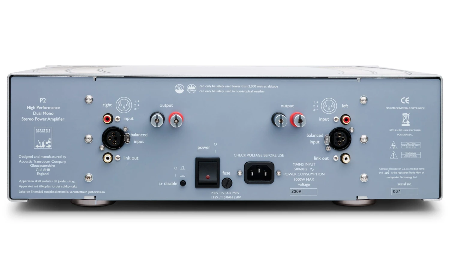 ATC - P2 Dual Mono Power Amplifier 5 ATC - P2 Dual Mono Power Amplifier - Image 3