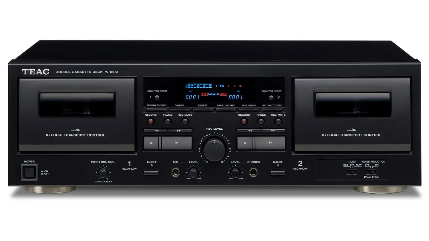 TEAC - W-1200 Dual Cassette Deck 3 TEAC - W-1200 Dual Cassette Deck