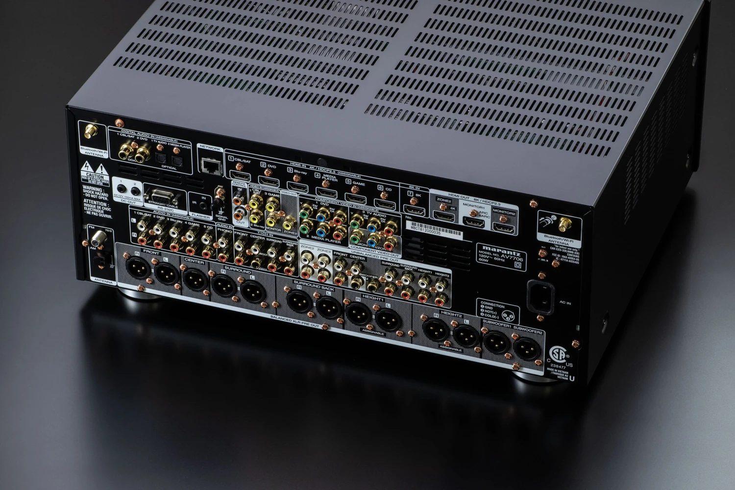 Marantz - AV7706 11.2-Channel 8K Ultra HD Surround Preamplifier 4 Marantz - AV7706 11.2-Channel 8K Ultra HD Surround Preamplifier - Image 2