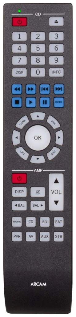 Arcam - CDS50 CD/SACD Network Player -Music Player Store Arcam CDS50 SACD Player 04 Remote