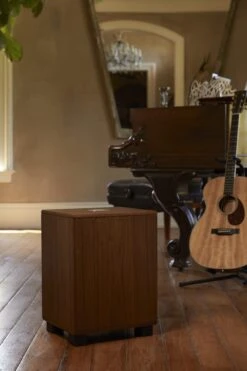 REL - Classic 98 Subwoofer -Music Player Store Classic98 Walnut Piano V1