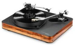 Feickert - Blackbird K-SS12VTA Deluxe Turntable Package (Black, Palisander) -Music Player Store Dr Feickert Blackbird Turntable High Gloss Tineo 03 Angle Left High 1