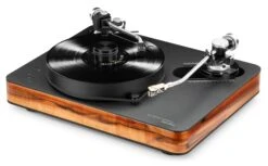 Feickert - Blackbird K-SS12VTA Deluxe Turntable Package (Black, Palisander) -Music Player Store Dr Feickert Blackbird Turntable High Gloss Tineo 04 Angle Left High 2