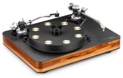 Feickert - Blackbird K-SS12VTA Deluxe Turntable Package (Black, Palisander) -Music Player Store Dr Feickert Blackbird Turntable High Gloss Tineo 06 Angle Right High Platter