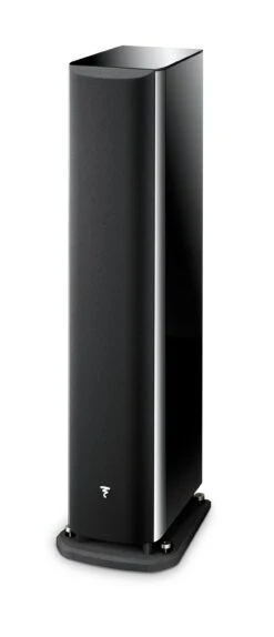 Focal - Aria 936 Tower Speaker (Each) -Music Player Store Focal Aria 936 Tower Loudspeakers Black 03 Angle Left Grill