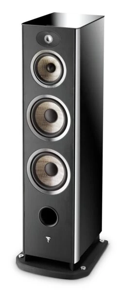 Focal - Aria 948 Tower Speaker (Each) -Music Player Store Focal Aria 948 Tower Loudspeakers Black 03 Angle Left