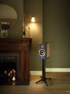 Focal - Kanta N°1 Speaker Stands (24" - 25", Black, Pair) -Music Player Store Focal Kanta No 1 Bookshelf Speaker Stand 03 Lifestyle