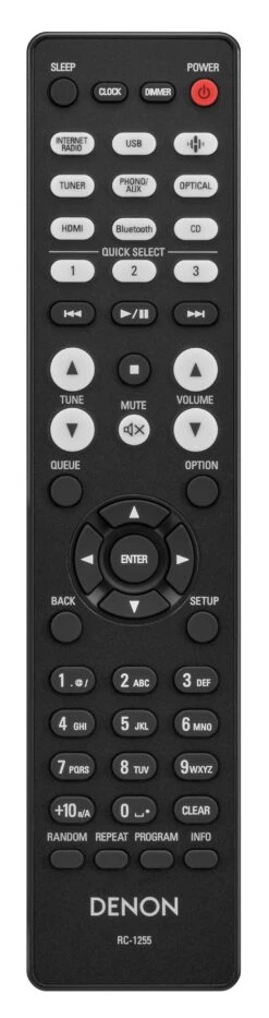 Denon - CEOL RCD-N12DAB All In One Sysytem -Music Player Store High Denon RCD N12 BK remote