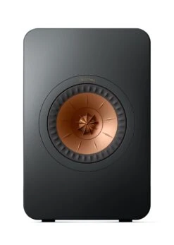 KEF - LS50 Meta Bookshelf Speakers (Pair) -Music Player Store KEF LS50 Meta Speakers CarbonBlack 02 Front