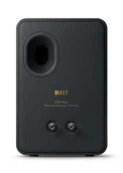KEF - LS50 Meta Bookshelf Speakers (Pair) -Music Player Store KEF LS50 Meta Speakers CarbonBlack 03 Back
