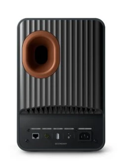 KEF - LS50 Wireless II Powered Bookshelf Speakers (Pair) -Music Player Store KEF LS50 Wireless II Speakers CarbonBlack 03 Back