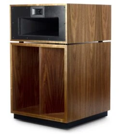 Klipsch - La Scala AL5 Tower Speakers (Pair) -Music Player Store Klipsch La Scala AL5 Walnut 03 Angle Left No Grill