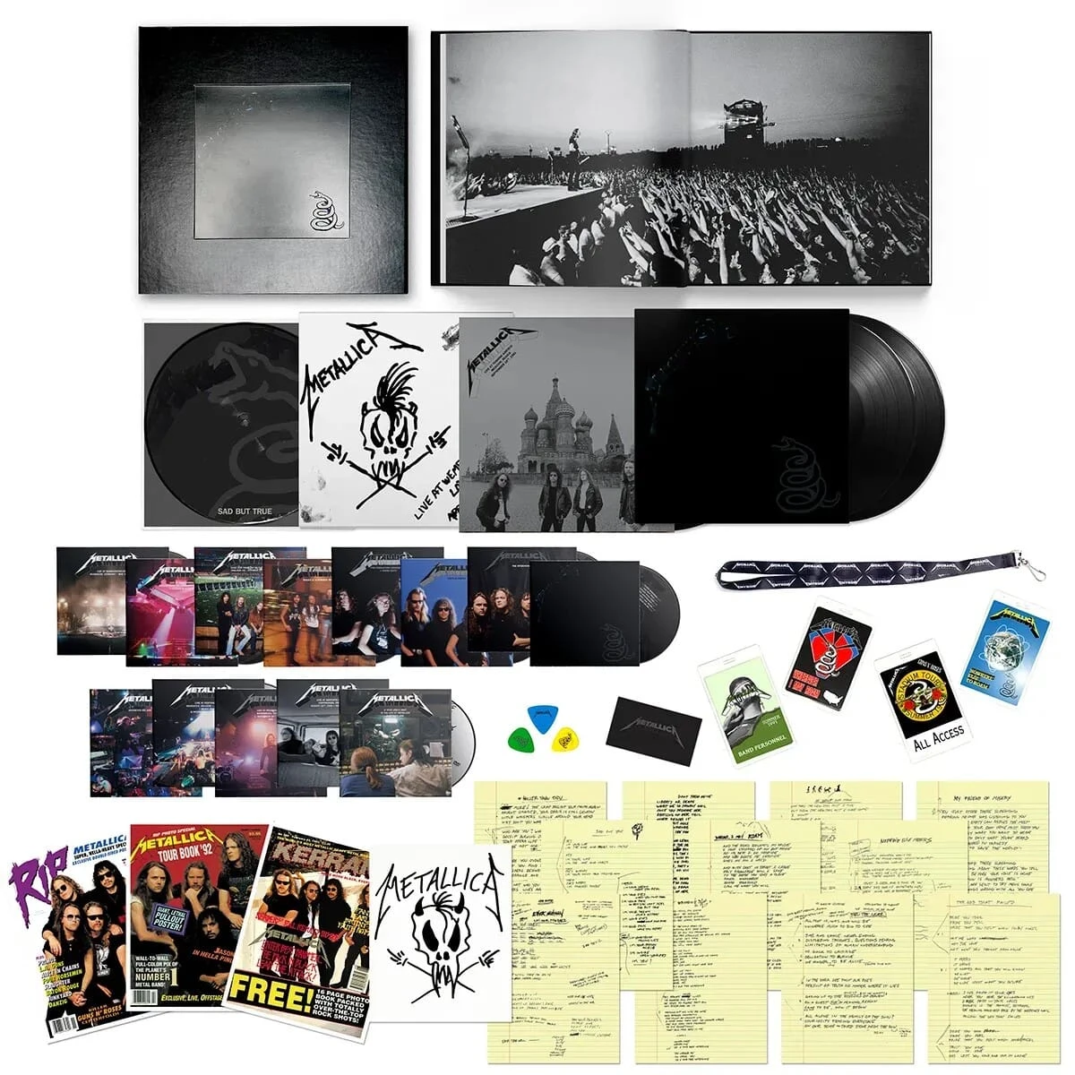 Metallica - Metallica (Black Album): Remastered Deluxe (180g Vinyl 6LP + 14CD + 6DVD Box Set) * * * 3 Metallica - Metallica (Black Album): Remastered Deluxe (180g Vinyl 6LP + 14CD + 6DVD Box Set) * * *