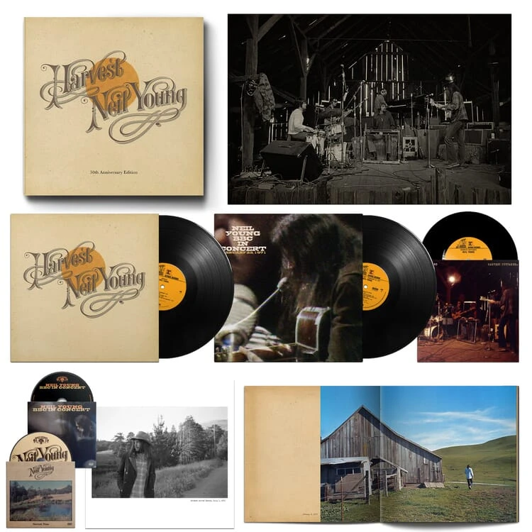 Neil Young - Harvest: 50th Anniversary (Vinyl 2LP + 7" + 2DVD + Book Box Set) * * * 3 Neil Young - Harvest: 50th Anniversary (Vinyl 2LP + 7" + 2DVD + Book Box Set) * * *