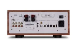 Leak - Stereo 130 Integrated Amplifier -Music Player Store Leak Stereo 130 Integrated Amplifier Walnut 03 Rear