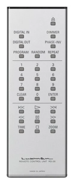 Luxman - D-03X CD Player/DAC -Music Player Store Luxman D 03X CD Player 06 Remote