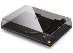 Mobile Fidelity - StudioDeck Turntable -Music Player Store MoFi Electronics StudioDeck Turntable 11 Angle High Left Dustcover 2018