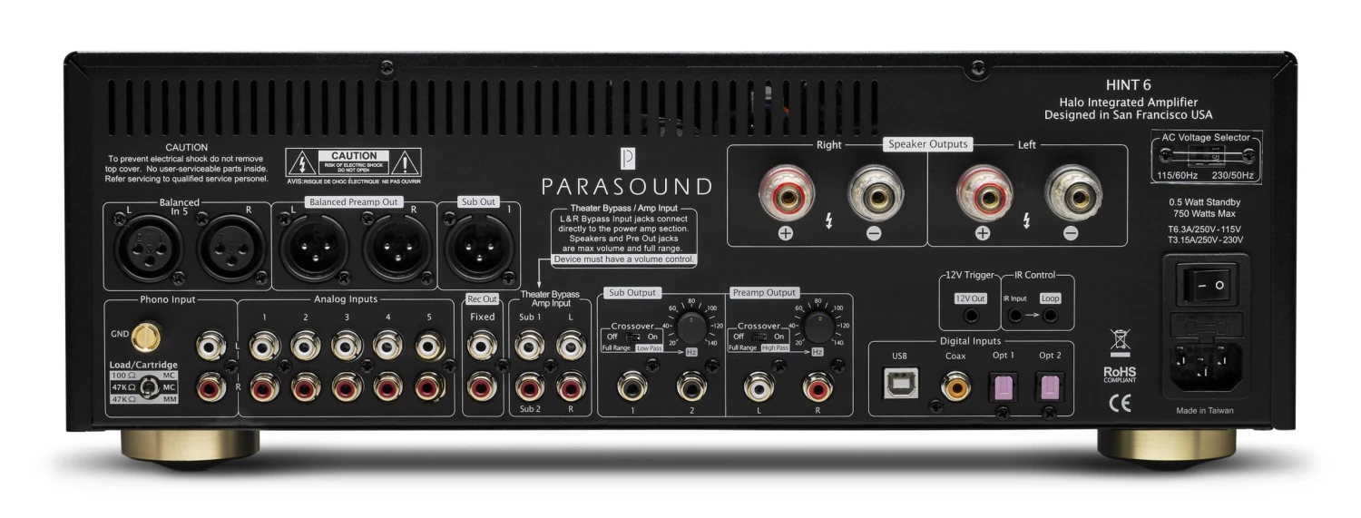 Parasound - HINT 6 Integrated Amplifier 5 Parasound - HINT 6 Integrated Amplifier - Image 3