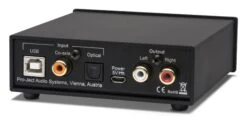 Pro-Ject - Pre Box S2 Digital MQA DAC/Preamplifier -Music Player Store Pro Ject Pre Box S2 Digital Preamp Silver 03 Back