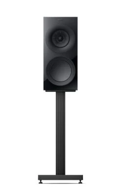 KEF - R3 Meta Bookshelf Speakers (Pair) 9 KEF - R3 Meta Bookshelf Speakers (Pair) -Music Player Store R3 Meta Black20Gloss on Front single on20stand