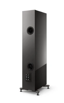 KEF - R7 Meta Tower Speaker (Each) 13 KEF - R7 Meta Tower Speaker (Each) -Music Player Store R7 Meta Titanium20Grey20Special20Edition on perspective Back single