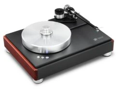 VPI - HW-40 Anniversary Direct Drive Turntable -Music Player Store VPI HW 40 Turntable 05 Angle Right High Platter