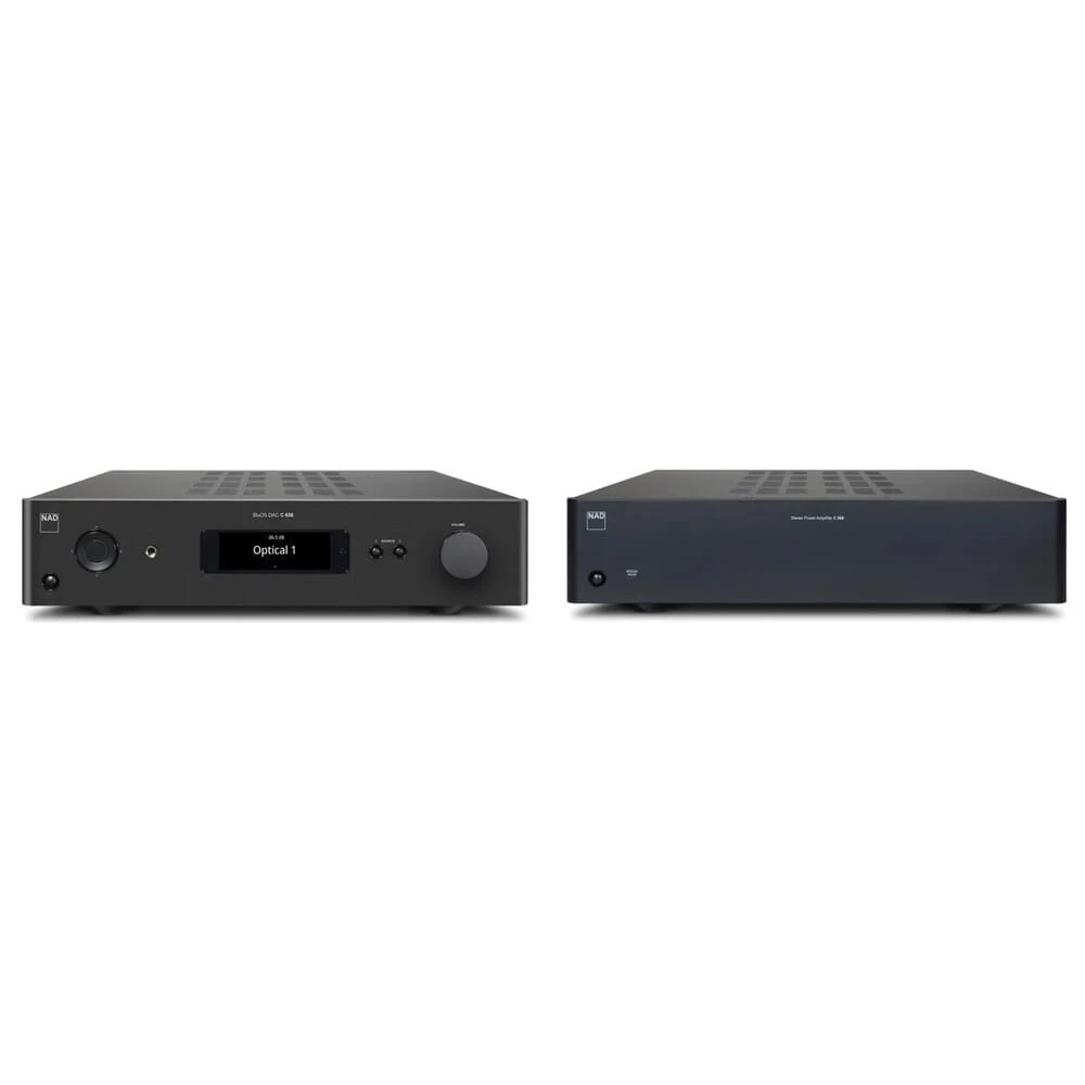 NAD - C 658 BluOS Streaming DAC/Preamplifier & C 298 Power Amplifier Bundle 3 NAD - C 658 BluOS Streaming DAC/Preamplifier & C 298 Power Amplifier Bundle