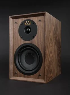 Wharfedale - Denton 80th Anniversary Bookshelf Speakers (Pair) -Music Player Store Wharfedale Denton 80th Walnut 08 Detail 1