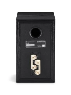 Wharfedale - Diamond 12.0 Bookshelf Speakers (Pair) -Music Player Store Wharfedale Diamond 12 0 Bookshelf Speakers Black 04 Rear