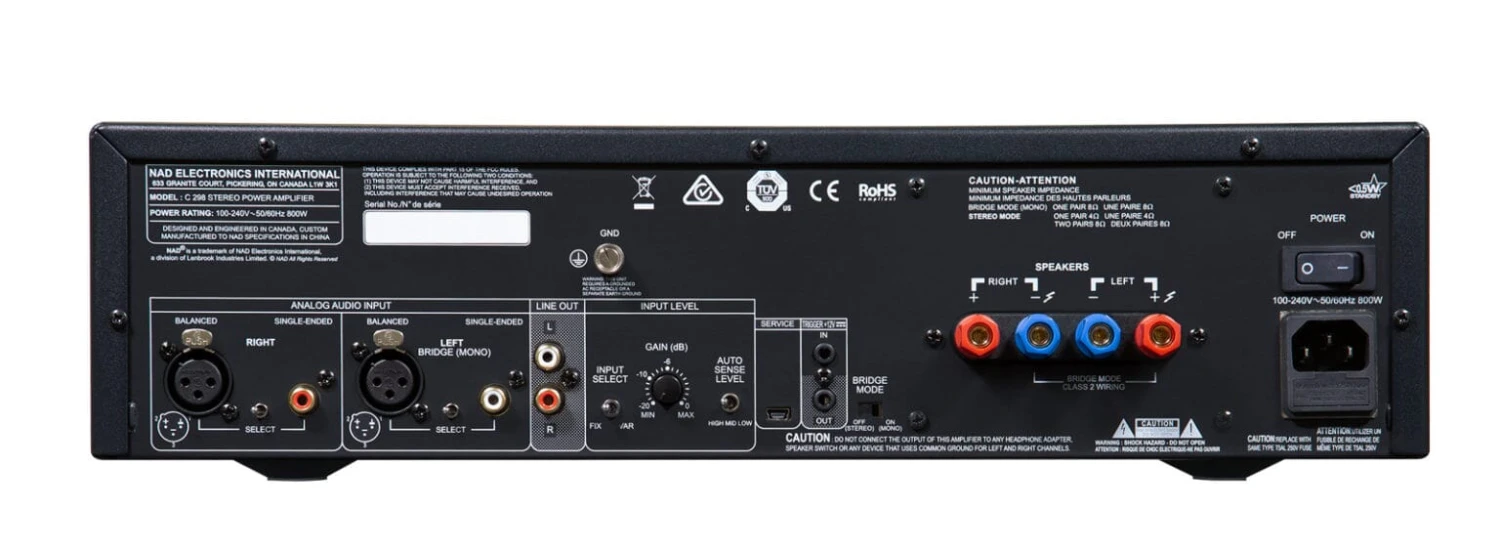 NAD - C 658 BluOS Streaming DAC/Preamplifier & C 298 Power Amplifier Bundle 5 NAD - C 658 BluOS Streaming DAC/Preamplifier & C 298 Power Amplifier Bundle - Image 3