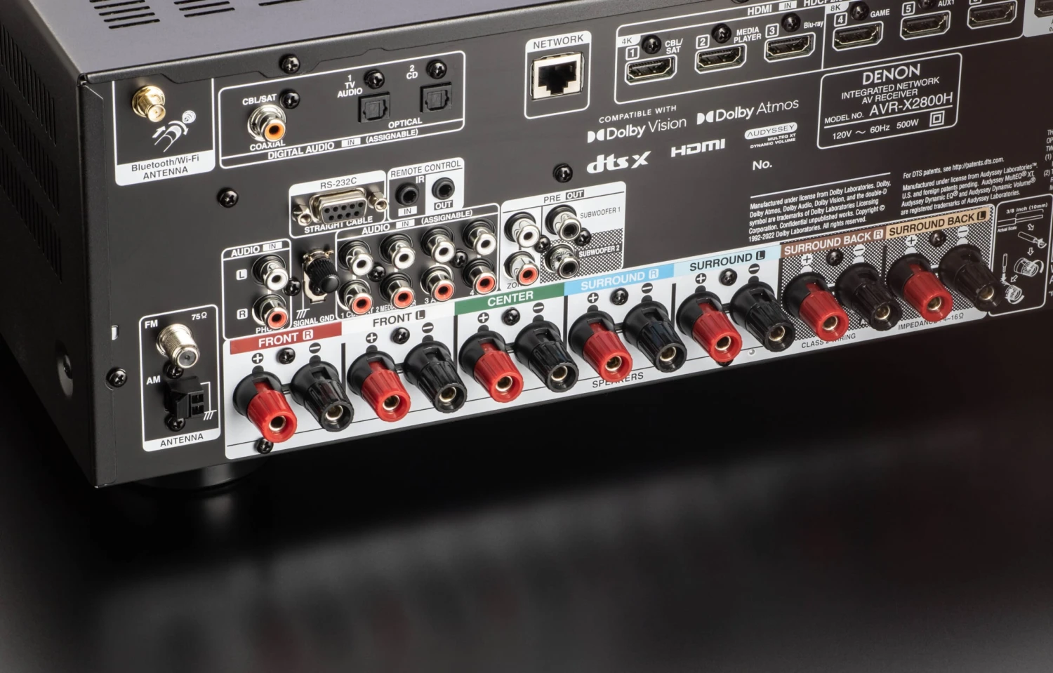 Denon - AVR-X2800H 7.2-Channel 8K AV Surround Receiver 4 Denon - AVR-X2800H 7.2-Channel 8K AV Surround Receiver - Image 2