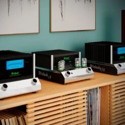McIntosh - C8 Tube Preamplifier -Music Player Store mc830 and c8 lifestyle hi res