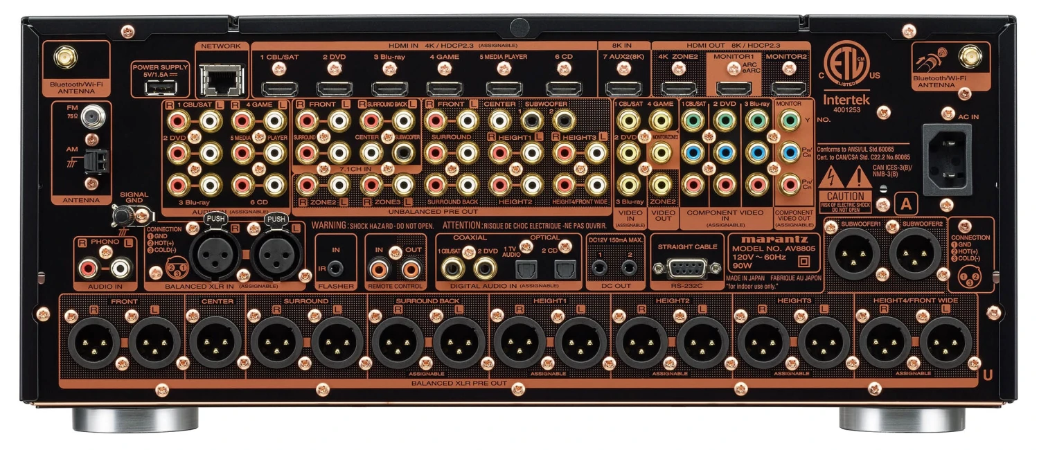 Marantz - AV8805A Surround Preamplifier 6 Marantz - AV8805A Surround Preamplifier - Image 4
