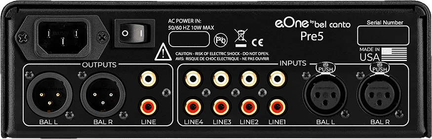 Bel Canto - Pre5 Balanced Analog Control Preamplifier 4 Bel Canto - Pre5 Balanced Analog Control Preamplifier - Image 2