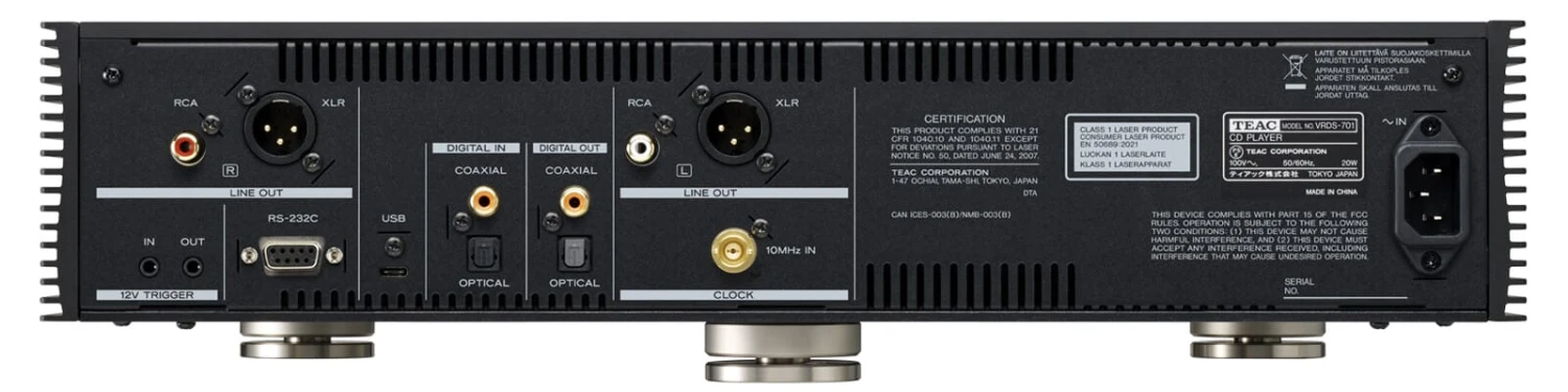 TEAC - VRDS-701 CD Player 4 TEAC - VRDS-701 CD Player - Image 2